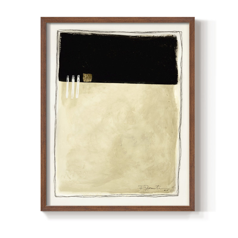 Reproduction encadrée Inner Musing II - bois massif, Brun, H 10 po x l 8 po