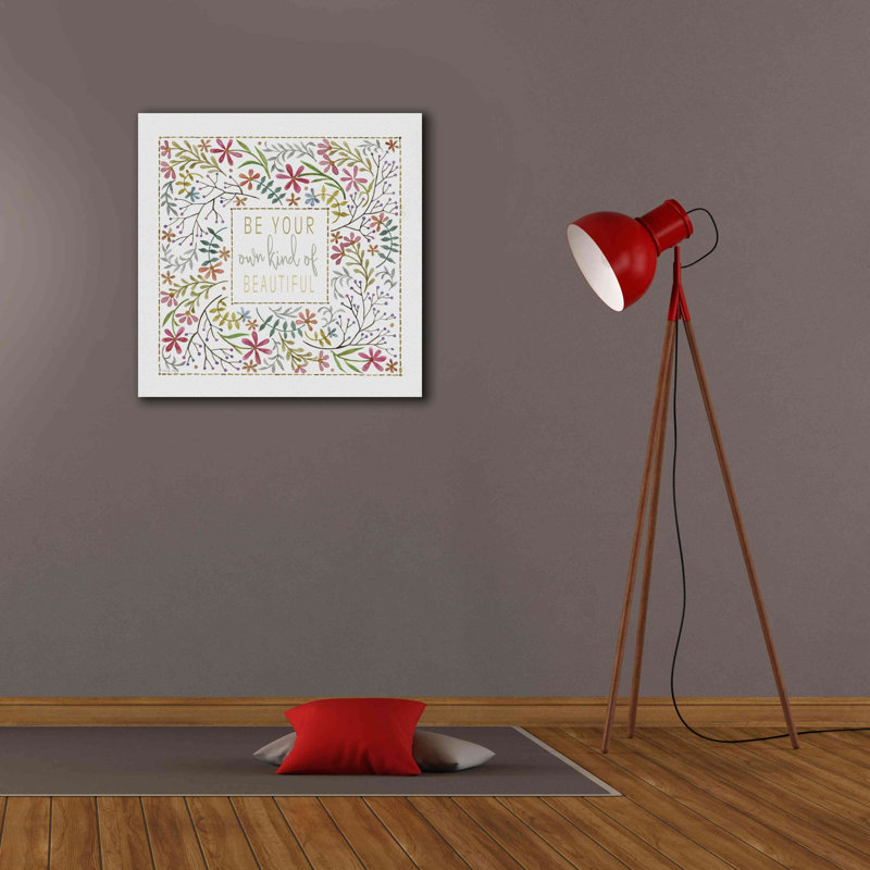 «Be Your Own Kind of Beautiful 2» par Cindy Jacobs, estampe numérique sur toile, H 26 po x l 26 po