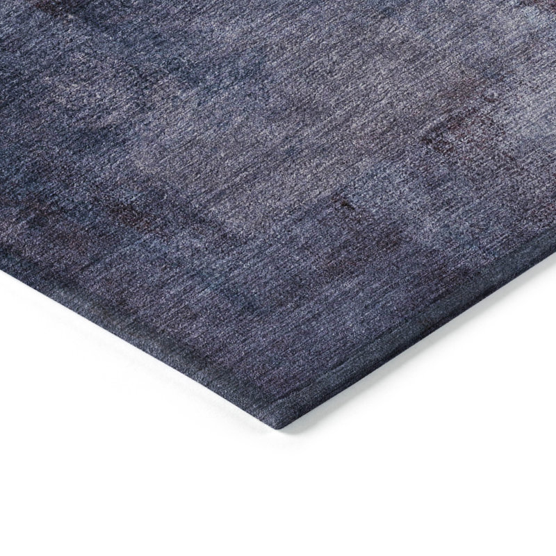Malm Washable Abstract Indoor / Outdoor Rug, Rectangle 1'8" x 2'6"