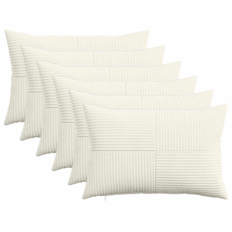 Cushion Cover, Rectangle 30cm H x 50cm W, Cream
