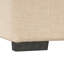 Lit convertible pliant beige 49,6 po, lit convertible, matelas à mémoire de forme, espace pour les appartements, tissu en lin avec motif, facile à assembler,-71224172