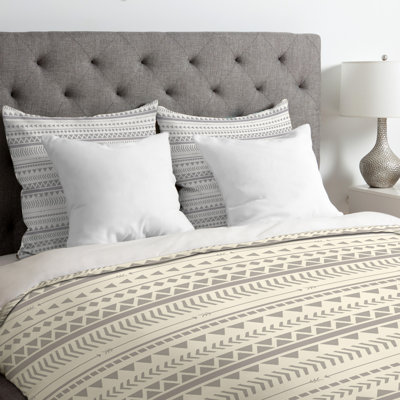 Allyson Johnson Rustic Geometric Shapes Duvet Cover