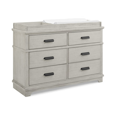 Simmons Kids Asher 6 Drawer Dresser With Changing Top And Interlocking Drawers - Fully Assembled by Simmons Kids