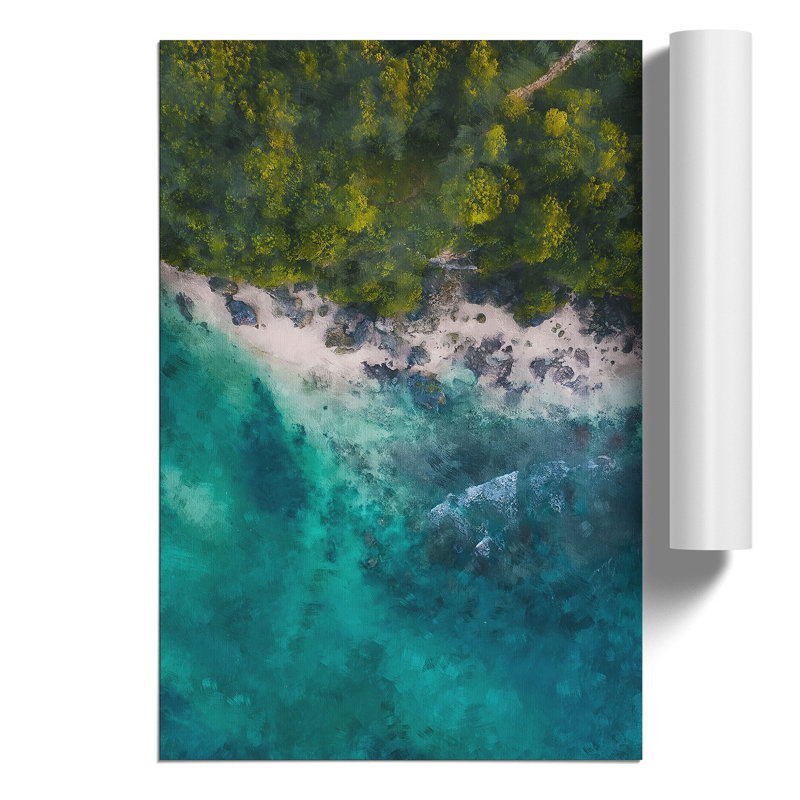 Padang Padang Beach In Bali - No Frame Print, 59cm H x 42cm W x 0.1cm D