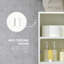 Bathroom Cabinet With Adjustable Shelves, White
