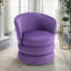 Upholstered Swivel Barrel Chair-1123105291