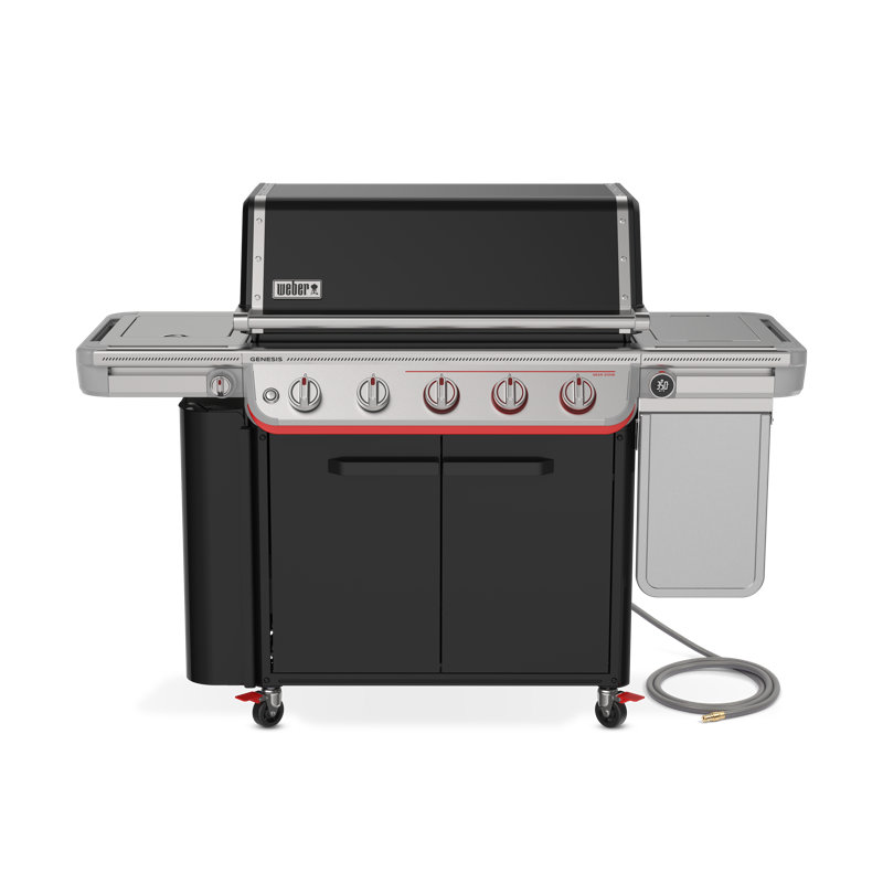 Weber Genesis EX-545 Smart Natural Gas Grill, Black