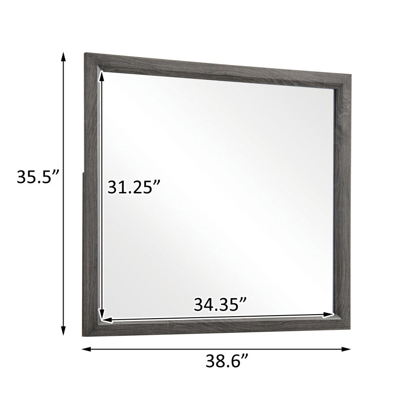 Miroir rectangulaire pour commode Kaniya