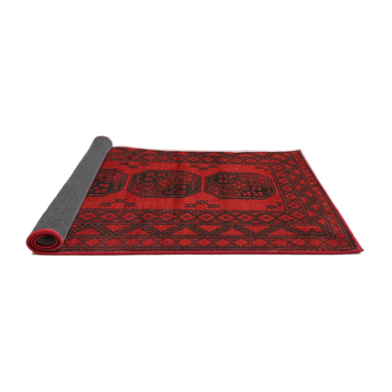 Tapis beige traditionnel/crème/noir, Rectangle 5 pi x 7 pi