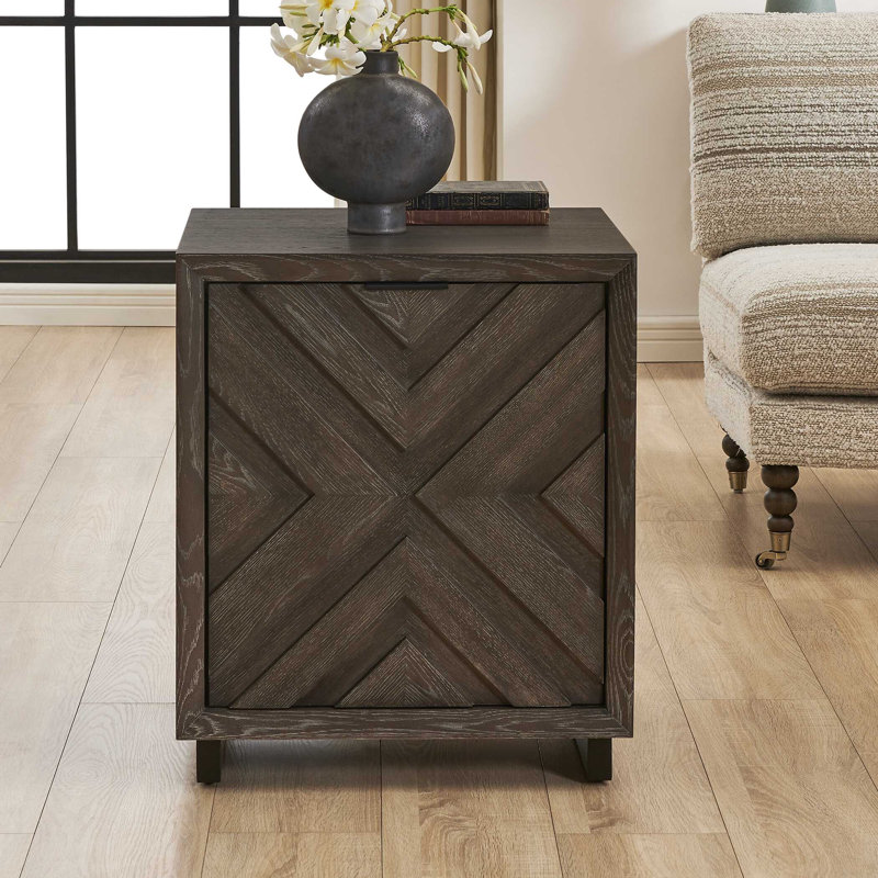 Uttermost Barrett Oak Cabinet