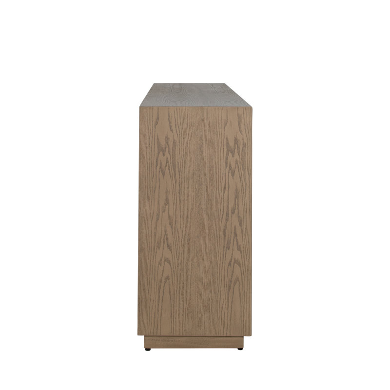 Areo Sideboard - Black, 34.25" H x 86" W x 16" D, Brown