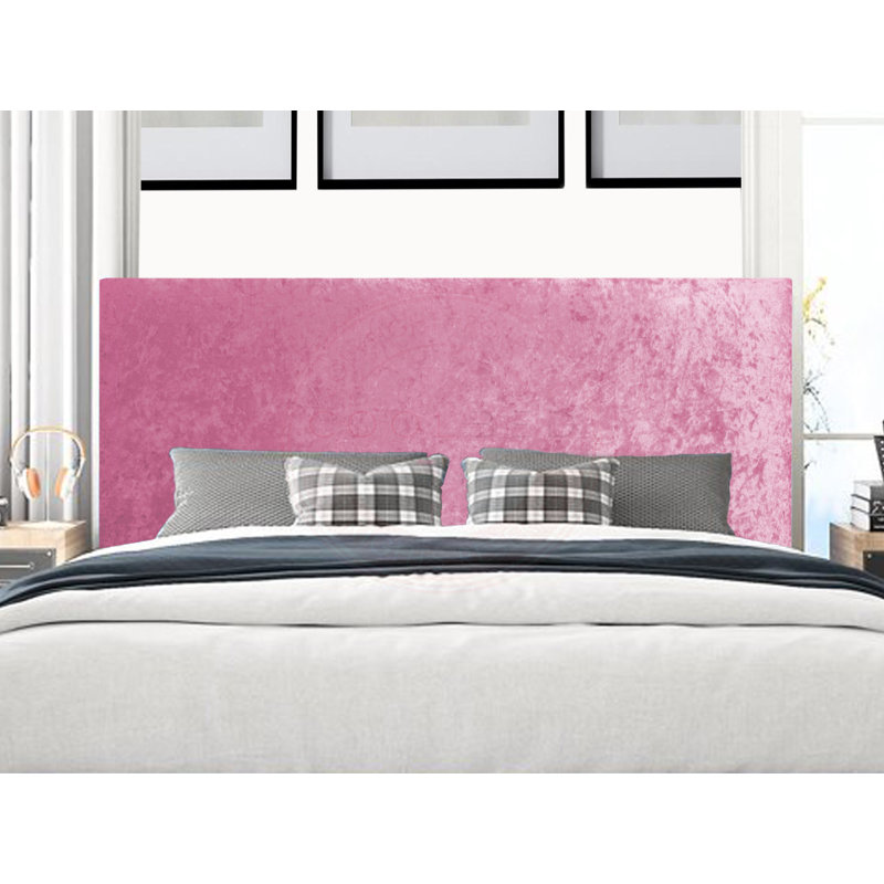 Arnulfo Upholstered Headboard, Single (3'), Pink