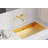 Badeloft 23.6" x 16.5" Stainless Steel Undermount Bathroom Sink ES-UB-04-L-BG in Brushed Gold-99358761
