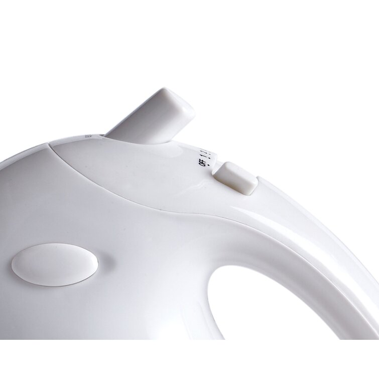 Continental Electric 5 Speed Hand Mixer, White