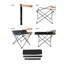 Cesley 35cm Square Adjustable Folding Table