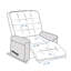 Polyester and Velvet Box Cushion Recliner Slipcover-1991017314-2005416048