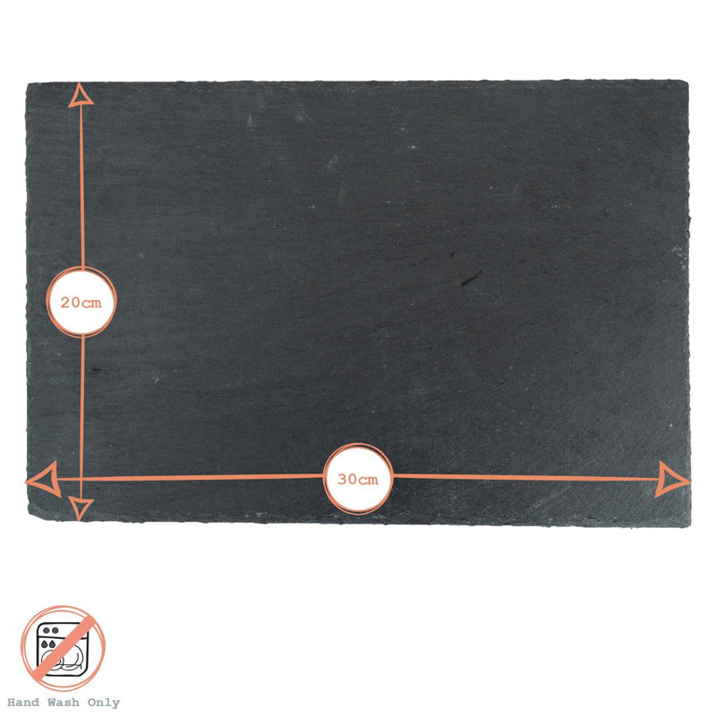 Argon Tableware Rectangle Slate Placemats
