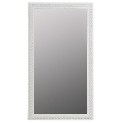 Marilyn Wood Flat Wall Mirror