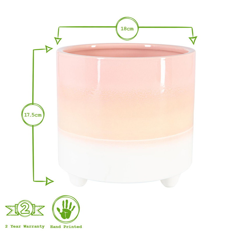 Ceramic Pot Planter, Pink