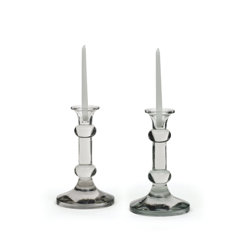 8'' H Glass Candlestick