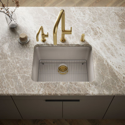 Cairn 25" L x 18" W Undermount Kitchen Sink With Accessories