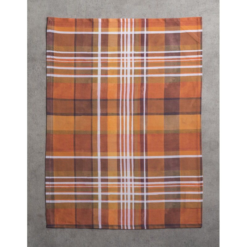 Ensemble de 3 serviettes à thé feuilles de chêne