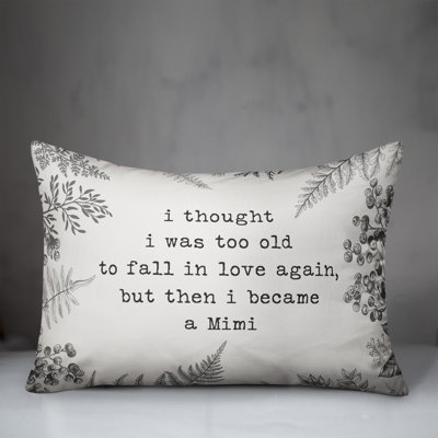 Floral Throw Pillow