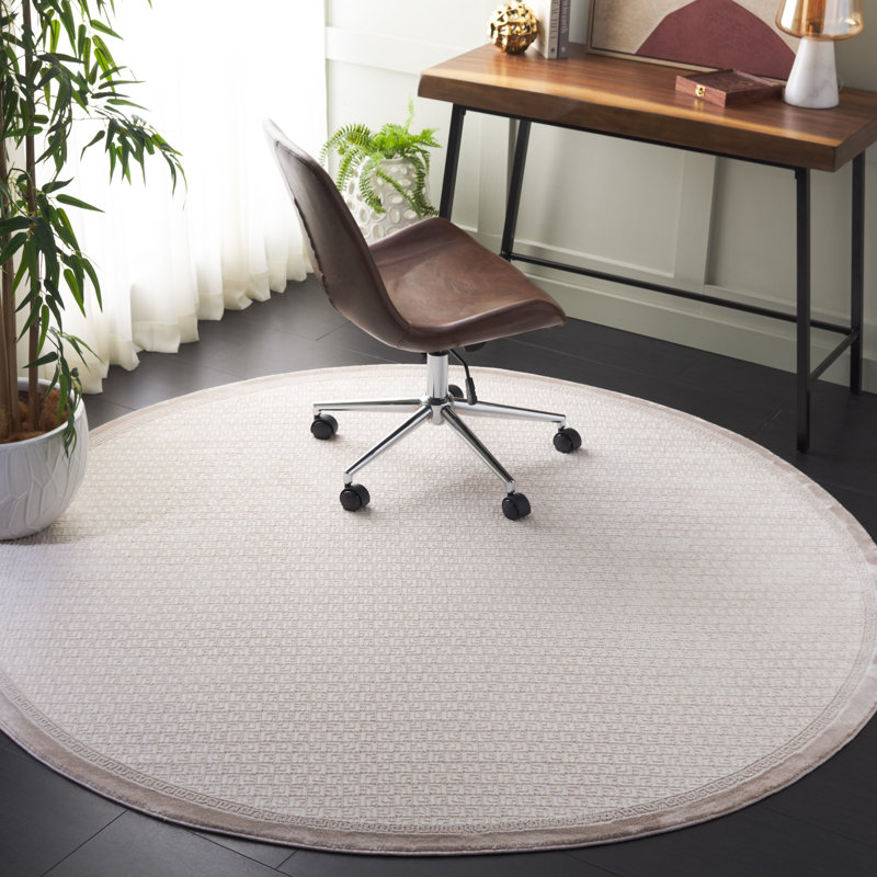 Tapis géométrique de performance Kevinmichael, Rond 6 pi 7 po