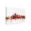 « portland oregon horizon rouge », impression sur toile tendue-755715167