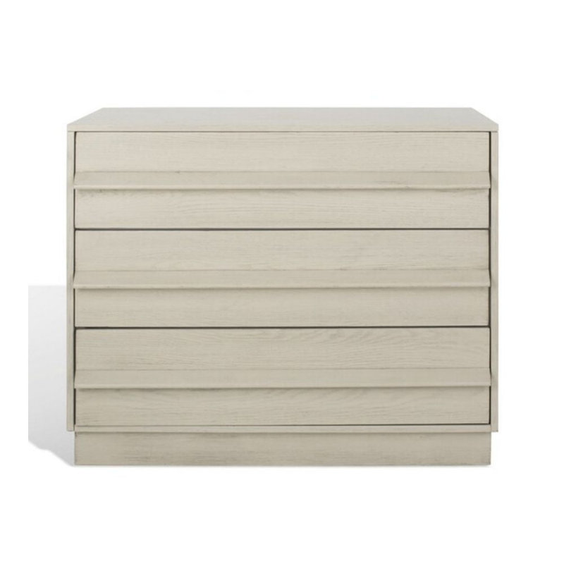 Commode 3 tiroirs, Blanc