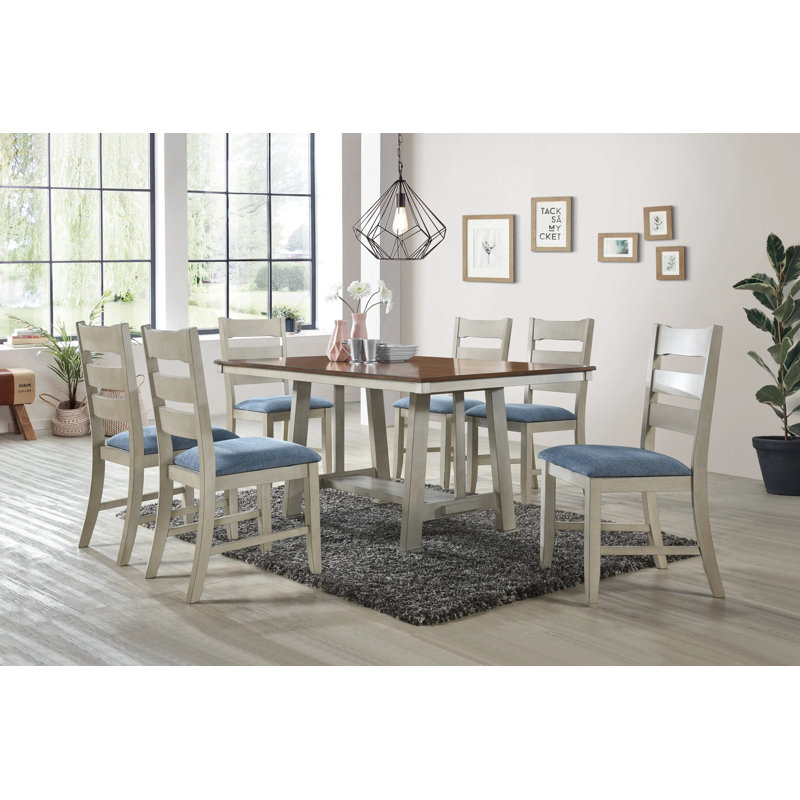 Table de salle à manger rectangulaire en bois Radelina