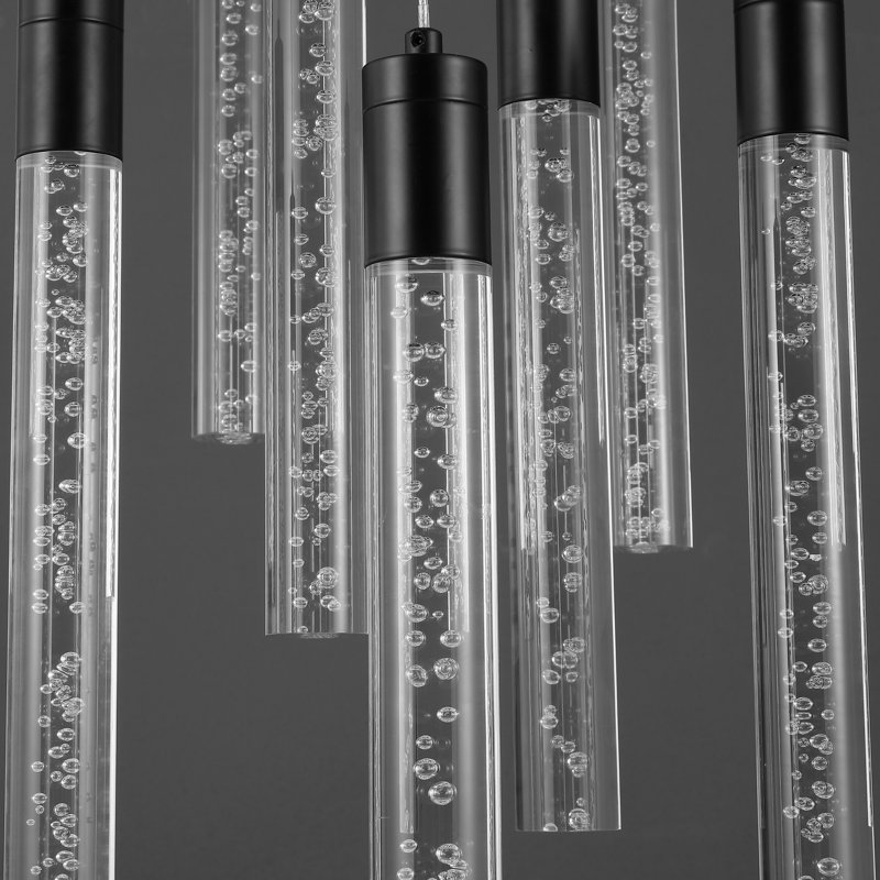 Lustre linéaire moderne à 9 lumières Kahlel