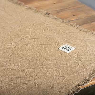 Keyrah Solid Color Cotton Blend Rectangular Tablecloth