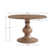 Lexi 46” Round Dining Table with Pedestal Base