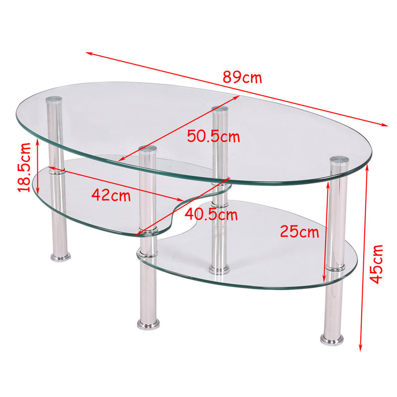 Four Leg Coffee Table with Storage
