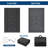 Reversible Outdoor Rug Modern UV Resistant Waterproof Plastic Patio Carpet Easy to Clean, Durable Design - Large Mat for Garden, Lawn, Patio, Porch-1042201700-1042201699