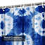 Rideau de douche à 12 crochets bleu marine-701719922