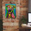 «Pitbull Green Glow» par Dean Russo Studios, art mural sur toile-1326465509