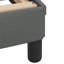 Structure de lit vidaXL sans matelas Hvar - gris foncé - tissu de 193 x 203 cm-1024131103-1063841332