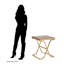 Clegg Glass Top End Table