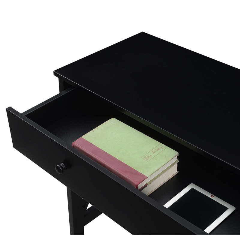 Bureau Ruya avec prises intégrées, Noir