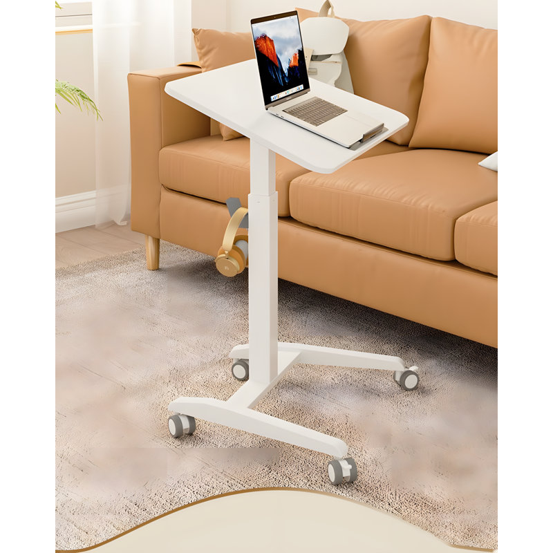 Bureau portable pour ordinateur portable à hauteur réglable, pliable et rabattable pour le travail, les études et les présentations