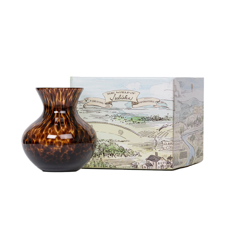 Puro 6" Vase, Tortoiseshell