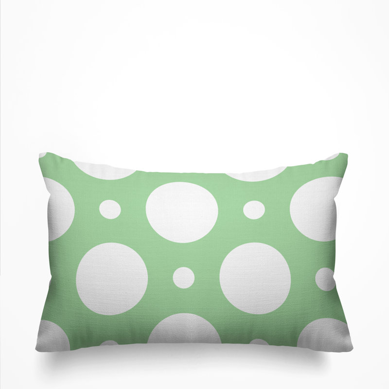 Housse et insert de coussin rectangulaire d'extérieur Fisk, Menthe