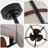 20" Rustic Farmhouse Ceiling Fan with Light and Remote, 6-speed Bladeless Fandelier Reversible Rattan Ceiling Fan for Bedroom