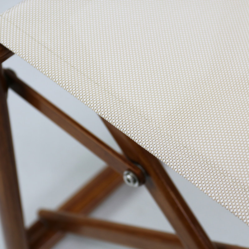Campaign Folding Armchair, Teak/Sand