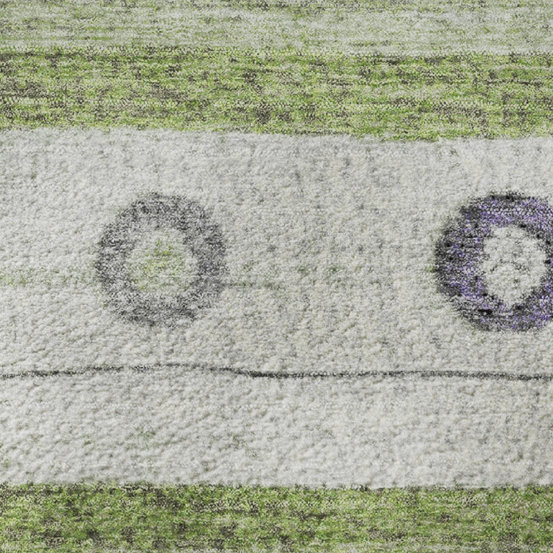 Premium Machine Washable Millbrook AMF1964 Stripes Rug, Rectangle 3' x 5'