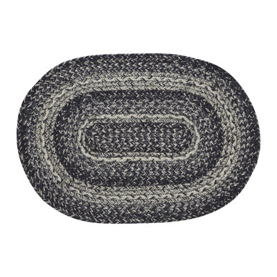 Sawyer Mill Jute No Pattern Oval Placemat