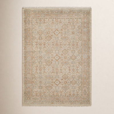 Hand-Knotted Oriental Wool Rug