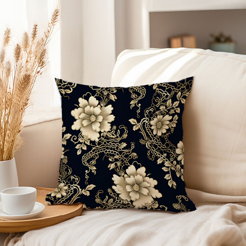 Floral Victorian Elegance XII Classic, 16"H x 16"W